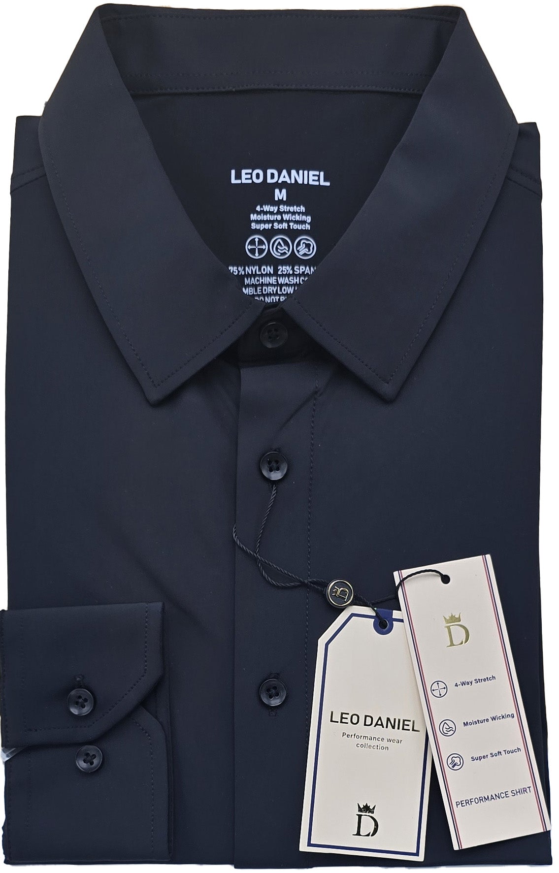 Leo Daniel Men's Performance Dress Shirt