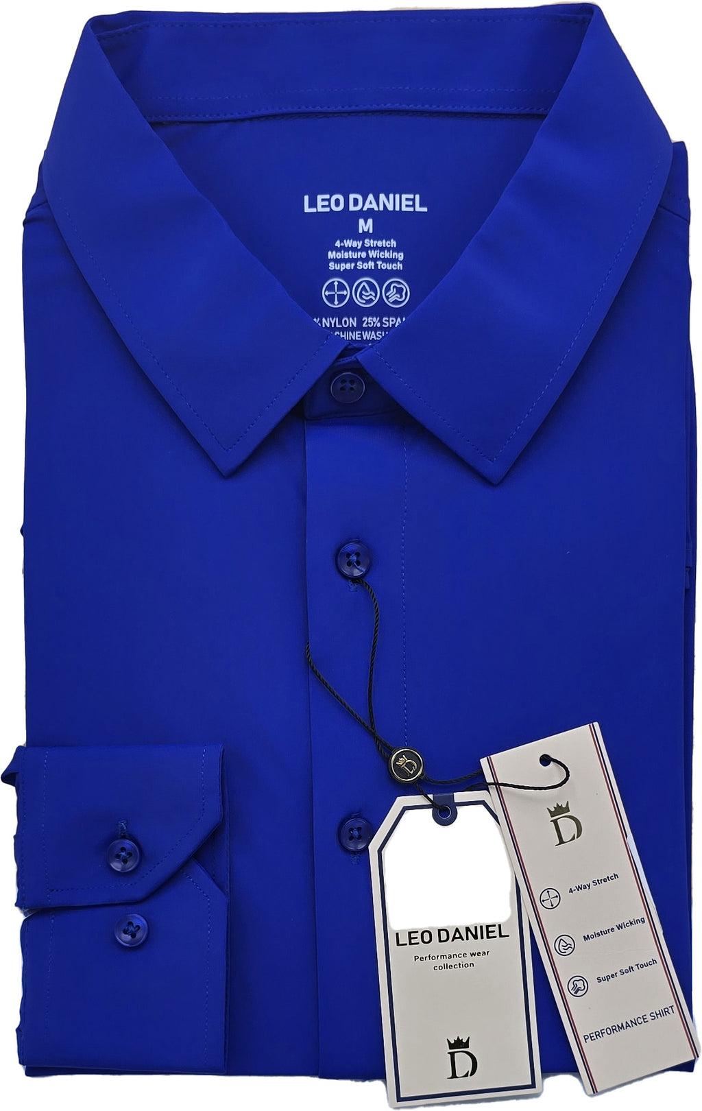 Leo Daniel Men's Performance Dress Shirt