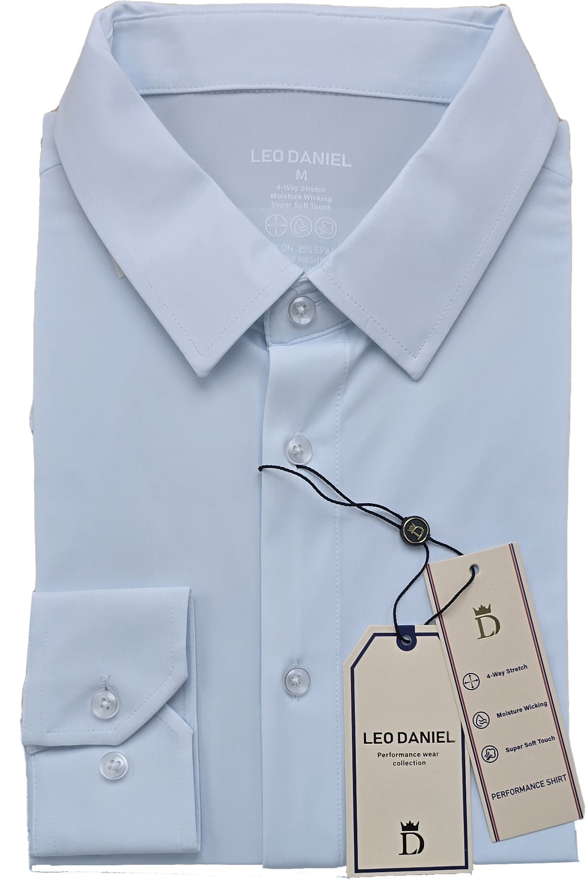 Leo Daniel Men's Performance Dress Shirt