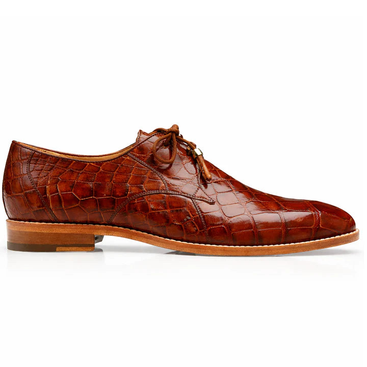Lago Brandy Plain Toe Lace-Up