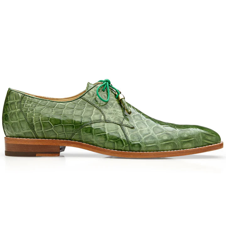Lago Pistachio Plain Toe Lace-Up