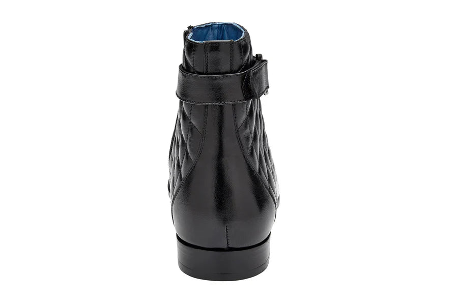 Libero Black Cap-Toe Zip Boot