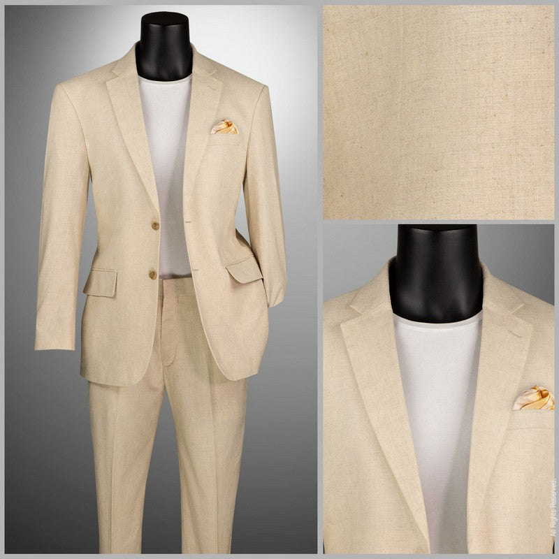 Vinci Philosophy Modern Fit Linen Suit