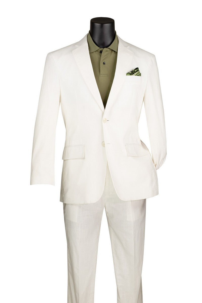 Vinci Philosophy Modern Fit Linen Suit