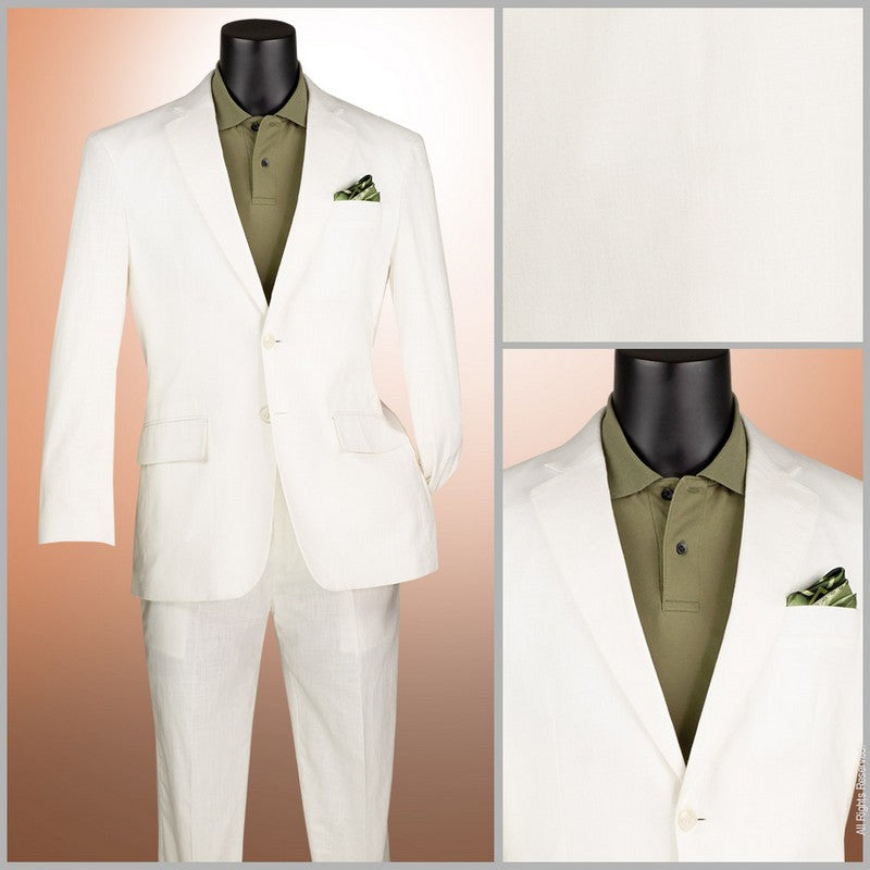 Vinci Philosophy Modern Fit Linen Suit
