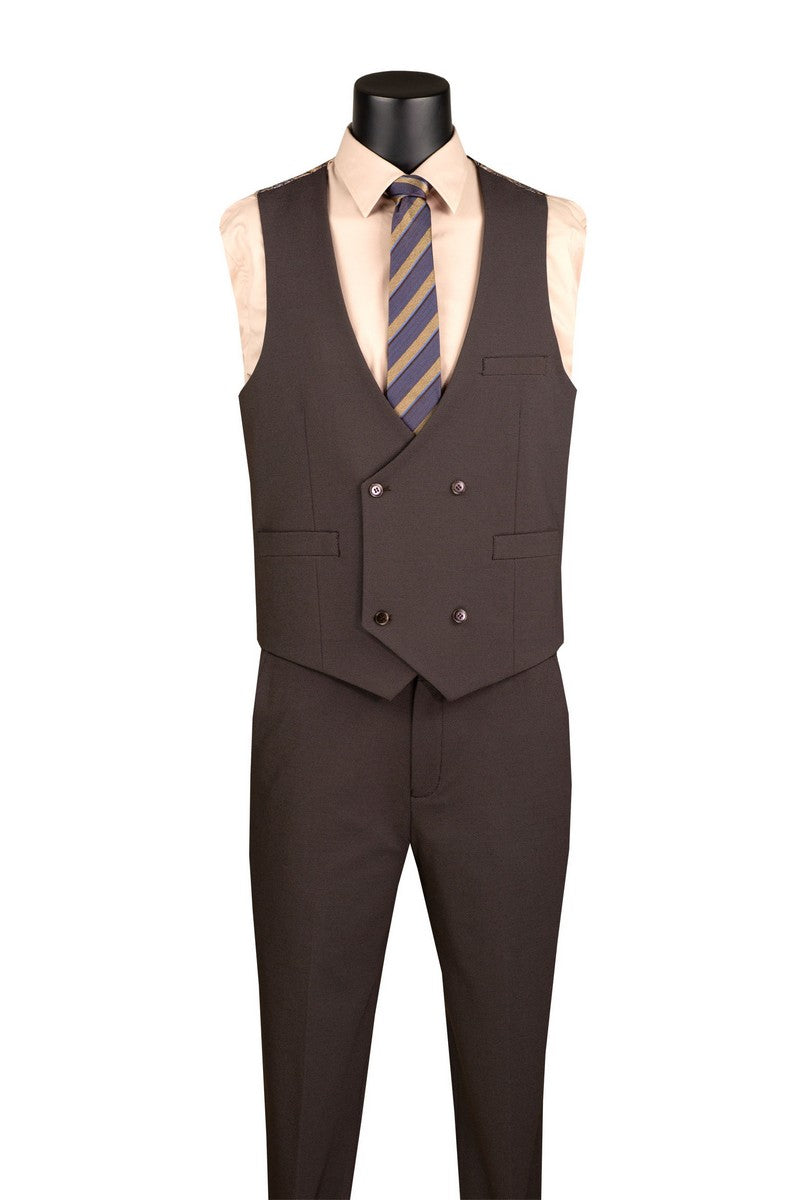 Vinci Philosophy Modern Fit 3-Piece Super Stretch Suit