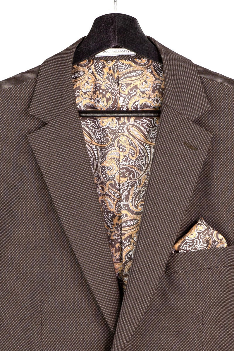 Vinci Philosophy Modern Fit 3-Piece Super Stretch Suit