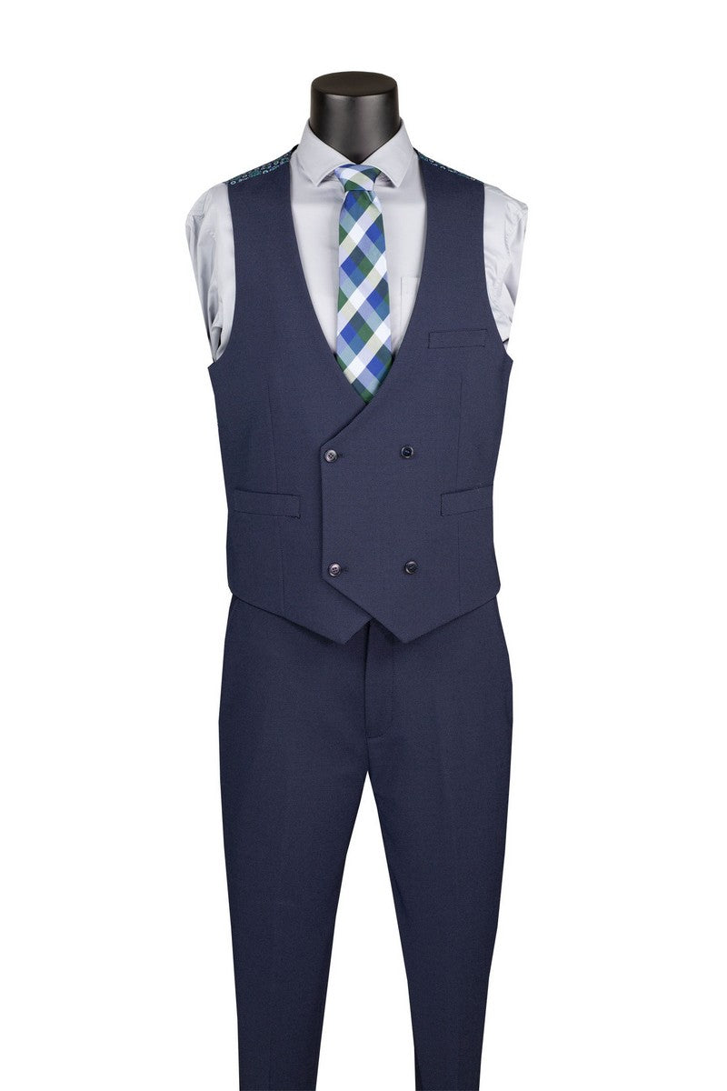 Vinci Philosophy Modern Fit 3-Piece Super Stretch Suit