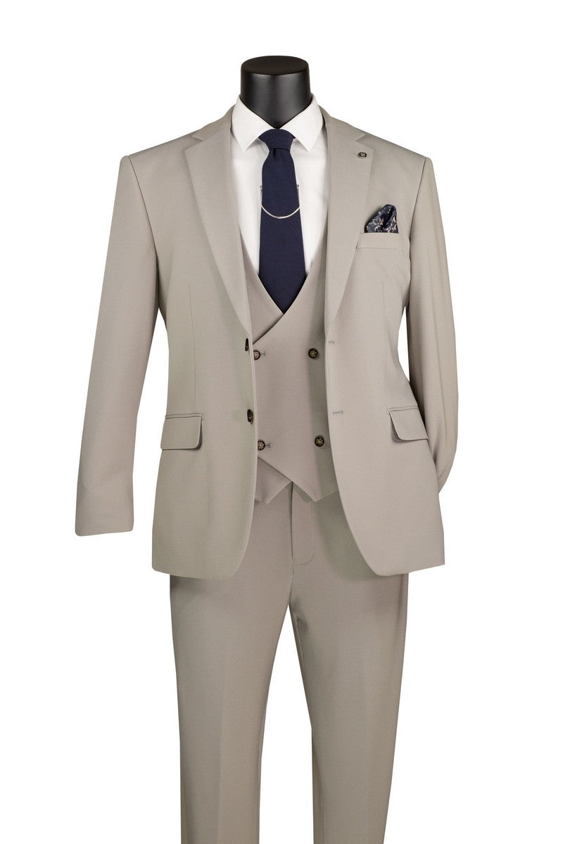 Vinci Philosophy Modern Fit 3-Piece Super Stretch Suit