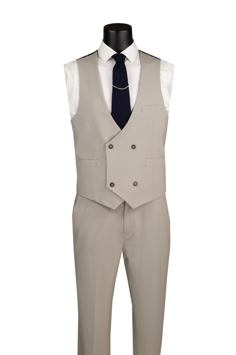 Vinci Philosophy Modern Fit 3-Piece Super Stretch Suit