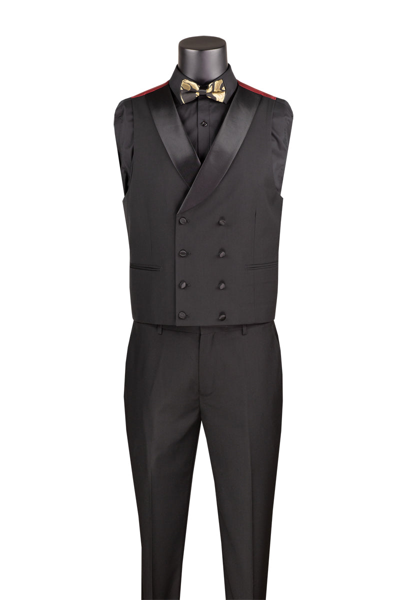 Vinci Philosophy Modern Fit 3-Piece Jacquard Suit