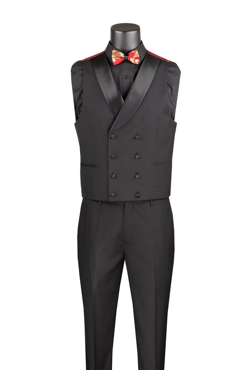 Vinci Philosophy Modern Fit 3-Piece Jacquard Suit