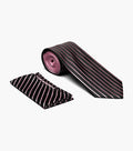 Stacy Adams Formal Pink Men's Tie & Hanky Set