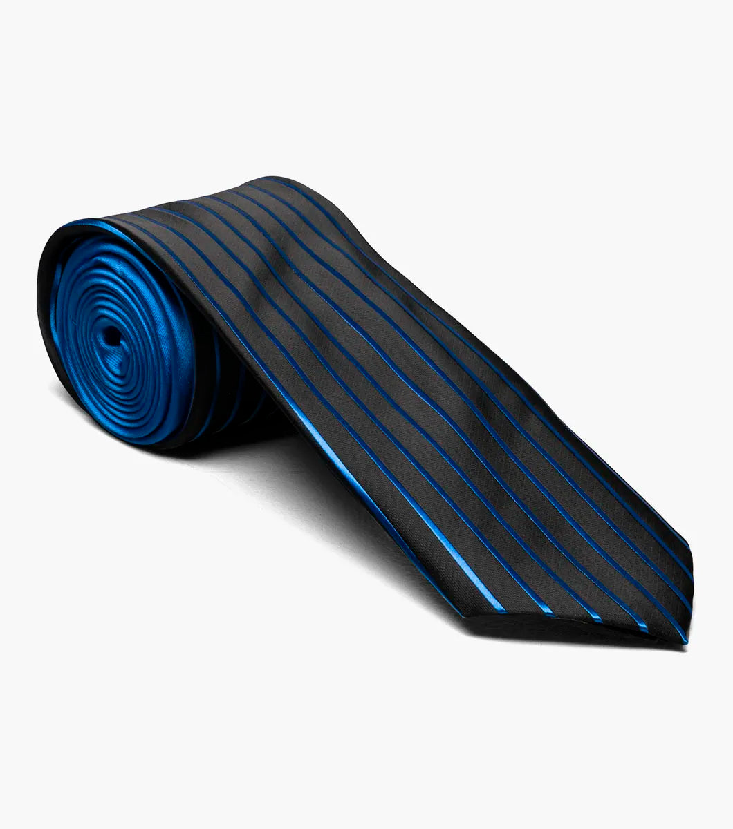 Stacy Adams Formal Royal Men's Tie & Hanky Set