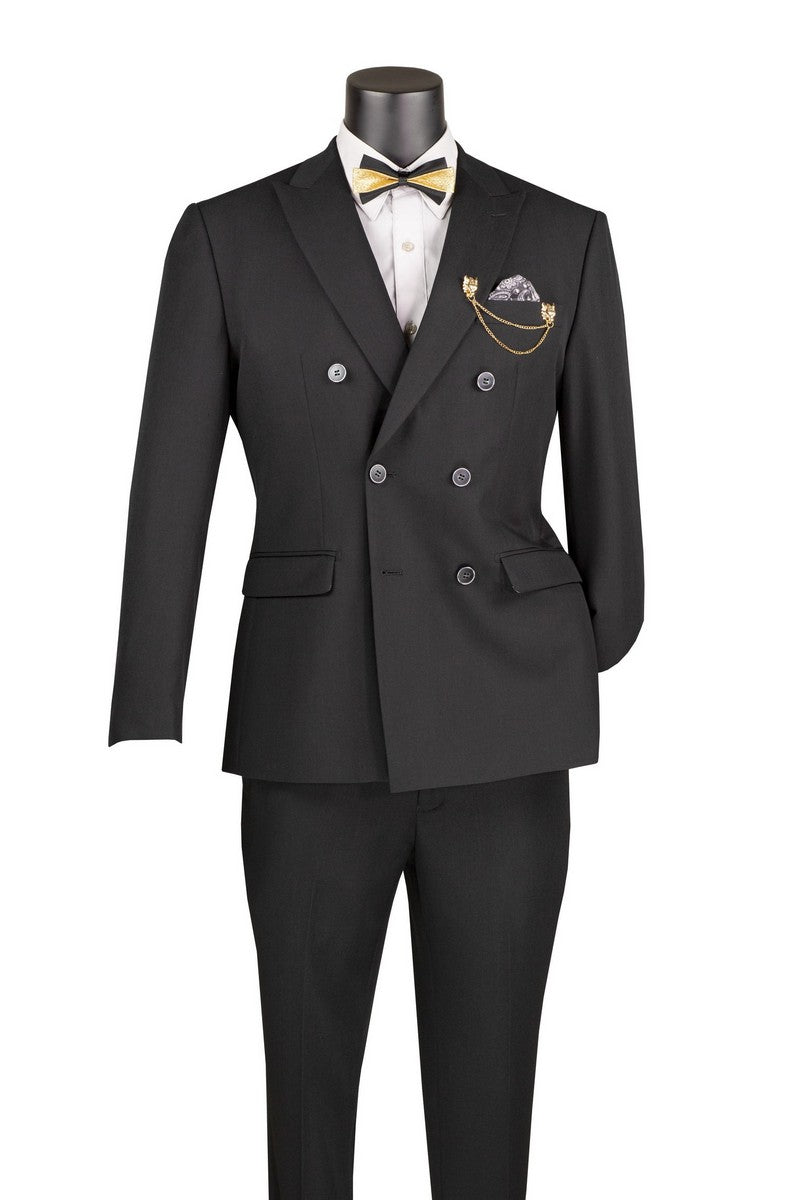 Vinci Philosophy Slim Fit Double Breasted 2-Piece Suit