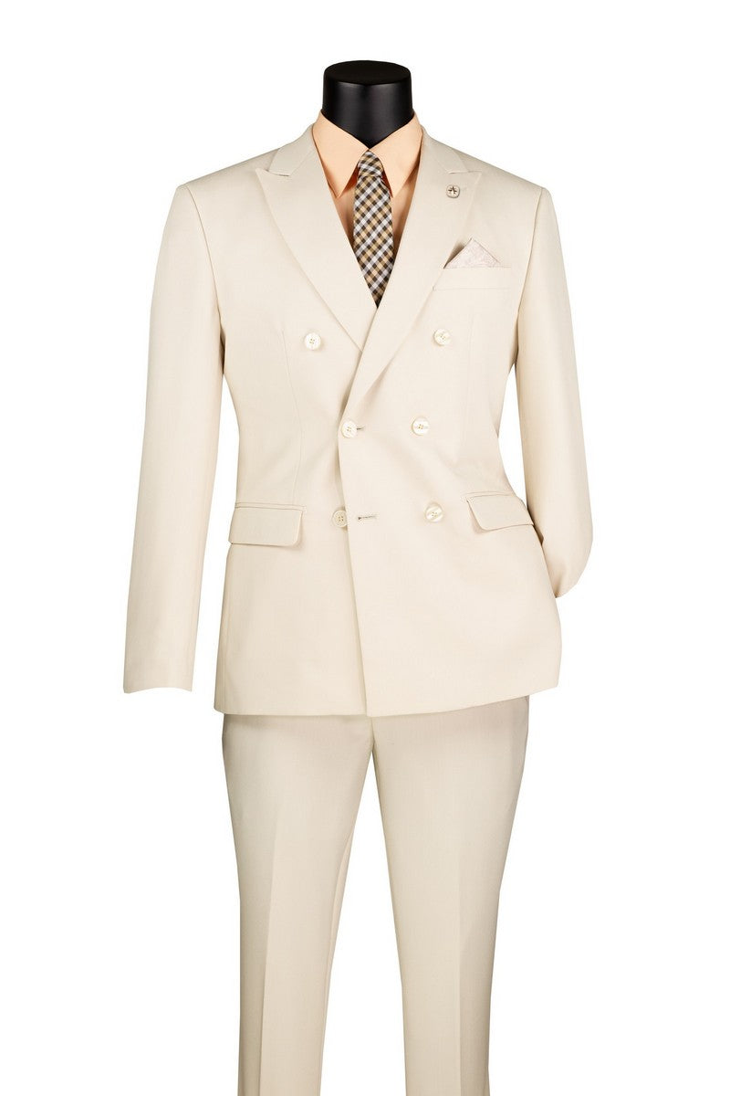 Vinci Philosophy Slim Fit Double Breasted 2-Piece Suit