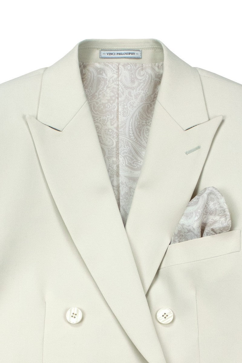 Vinci Philosophy Slim Fit Double Breasted 2-Piece Suit