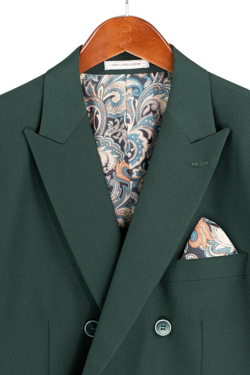 Vinci Philosophy Slim Fit Double Breasted 2-Piece Suit