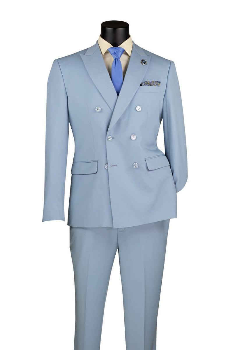 Vinci Philosophy Slim Fit Double Breasted 2-Piece Suit