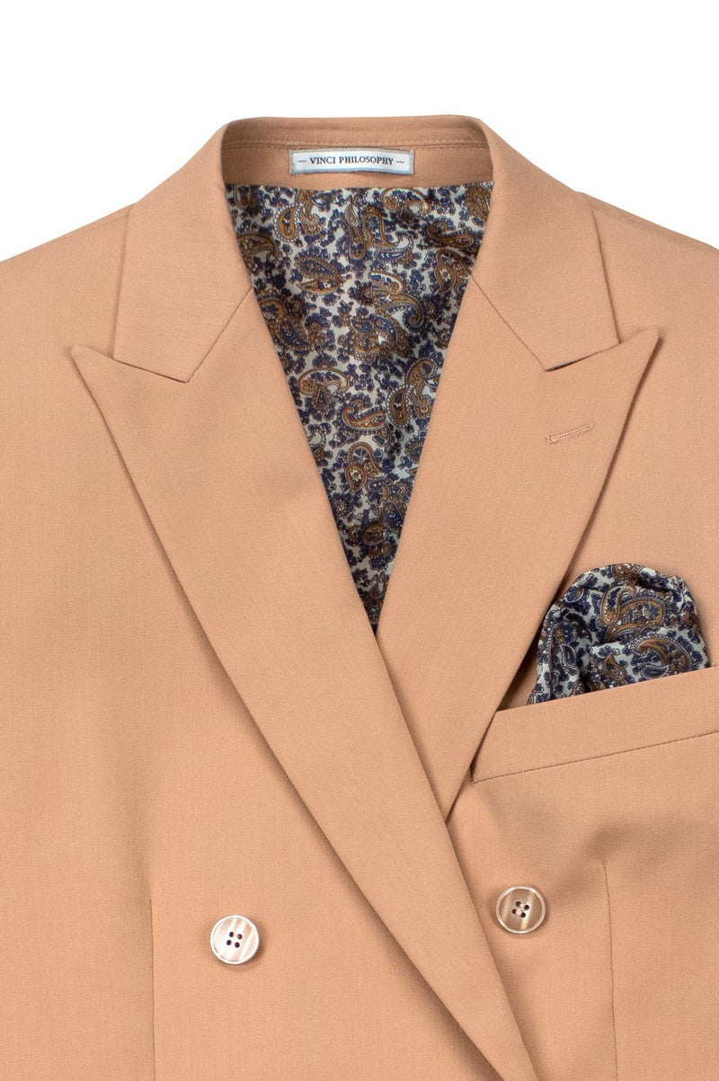 Vinci Philosophy Slim Fit Double Breasted 2-Piece Suit