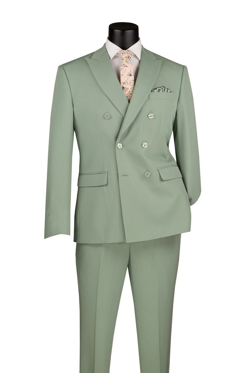 Vinci Philosophy Slim Fit Double Breasted 2-Piece Suit