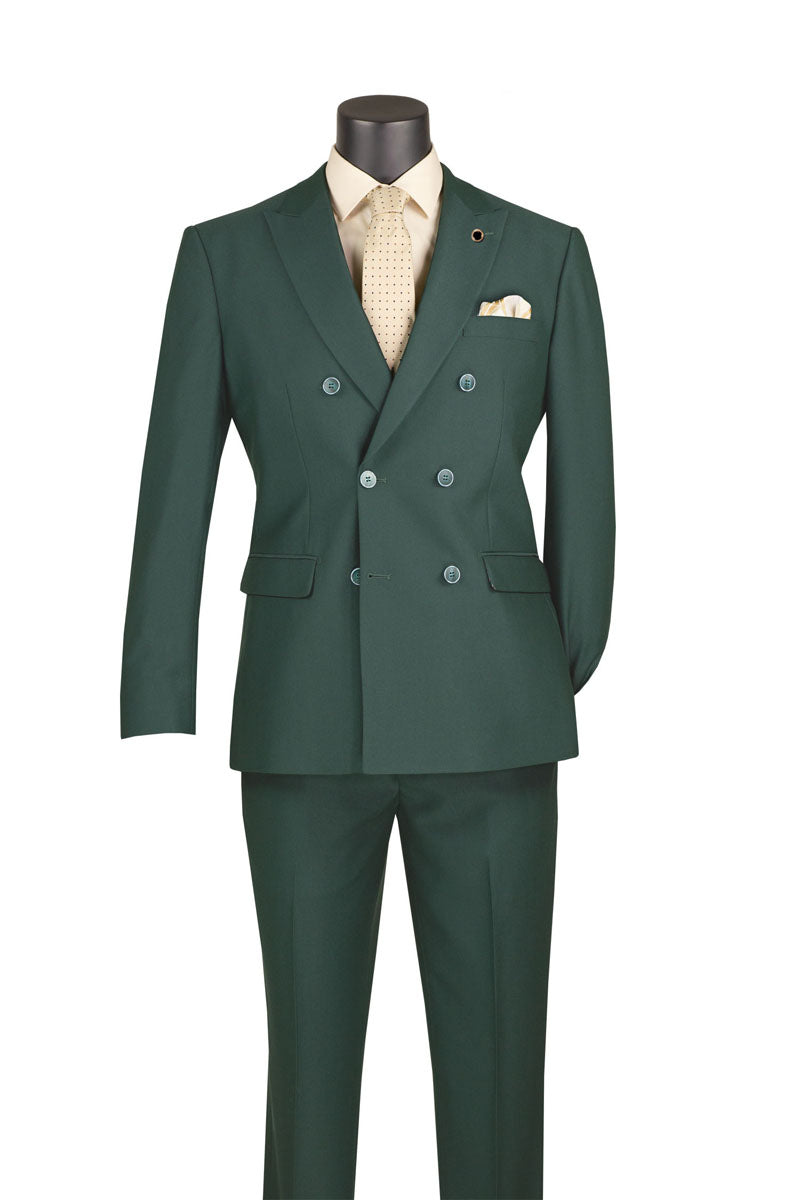 Vinci Philosophy Slim Fit Double Breasted 2-Piece Suit