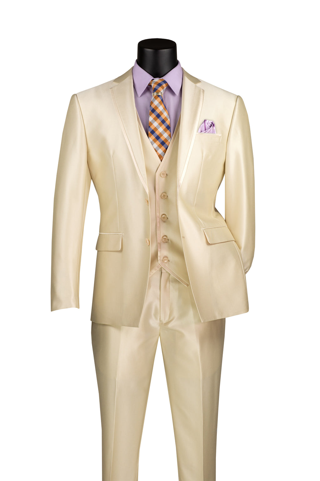 Vinci Philosophy Slim Fit 3-Piece Fancy Vest Suit