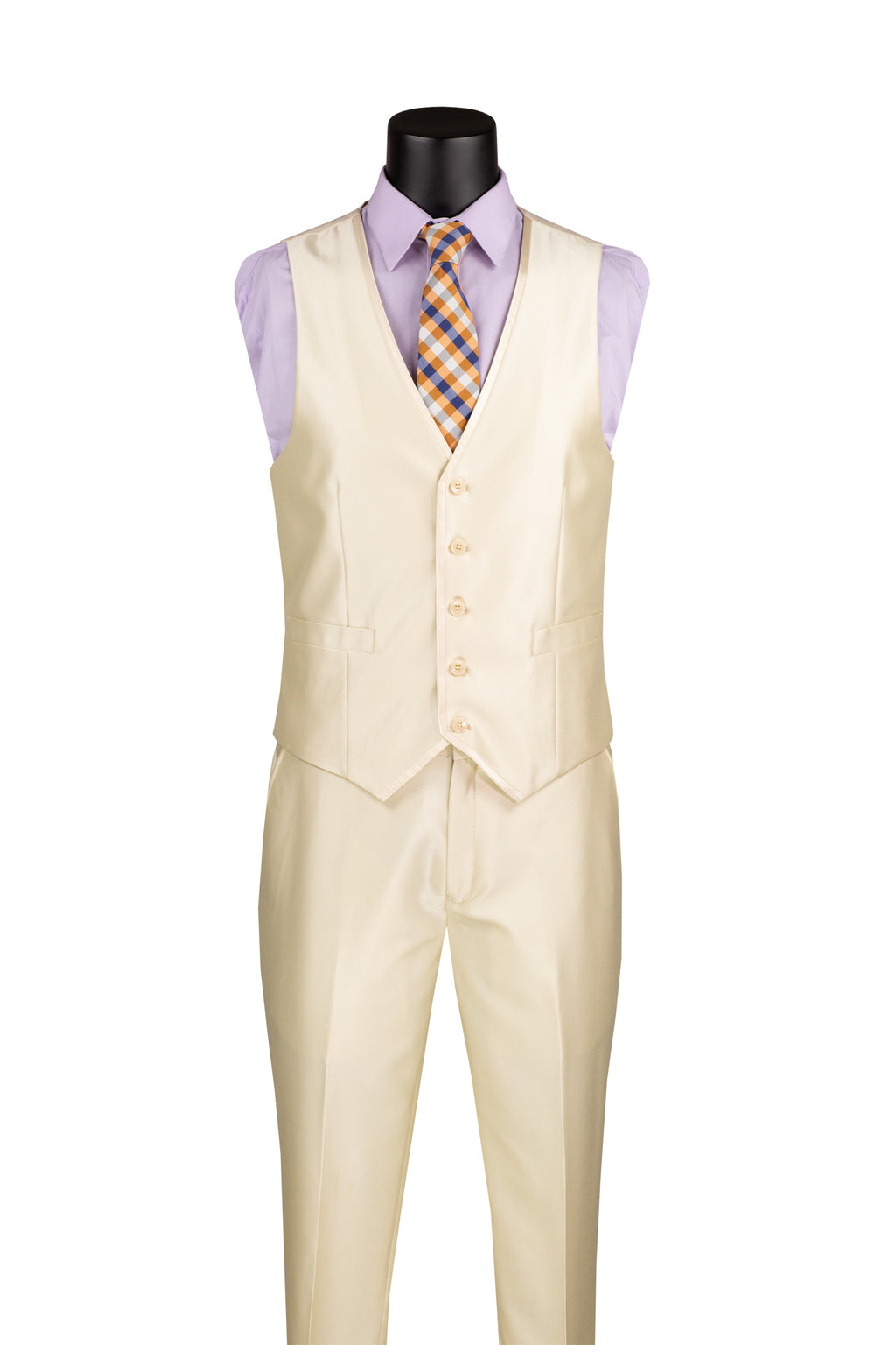 Vinci Philosophy Slim Fit 3-Piece Fancy Vest Suit