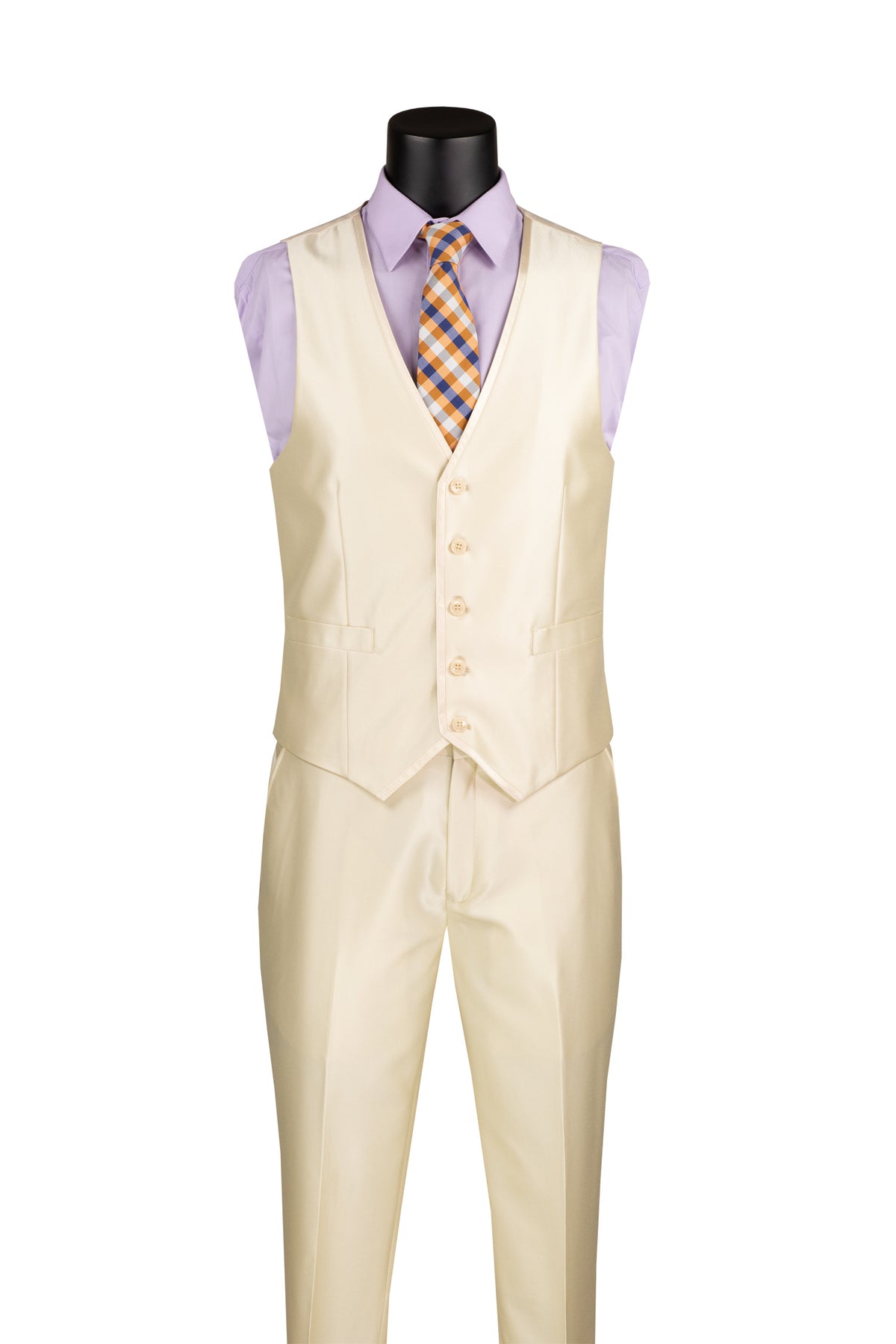 Vinci Philosophy Slim Fit 3-Piece Fancy Vest Suit