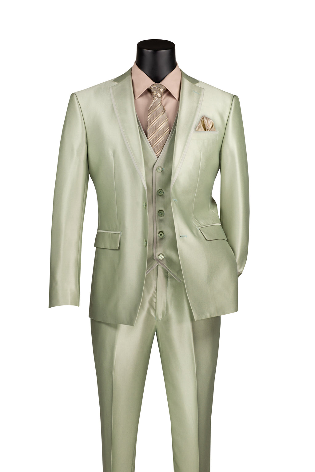Vinci Philosophy Slim Fit 3-Piece Fancy Vest Suit