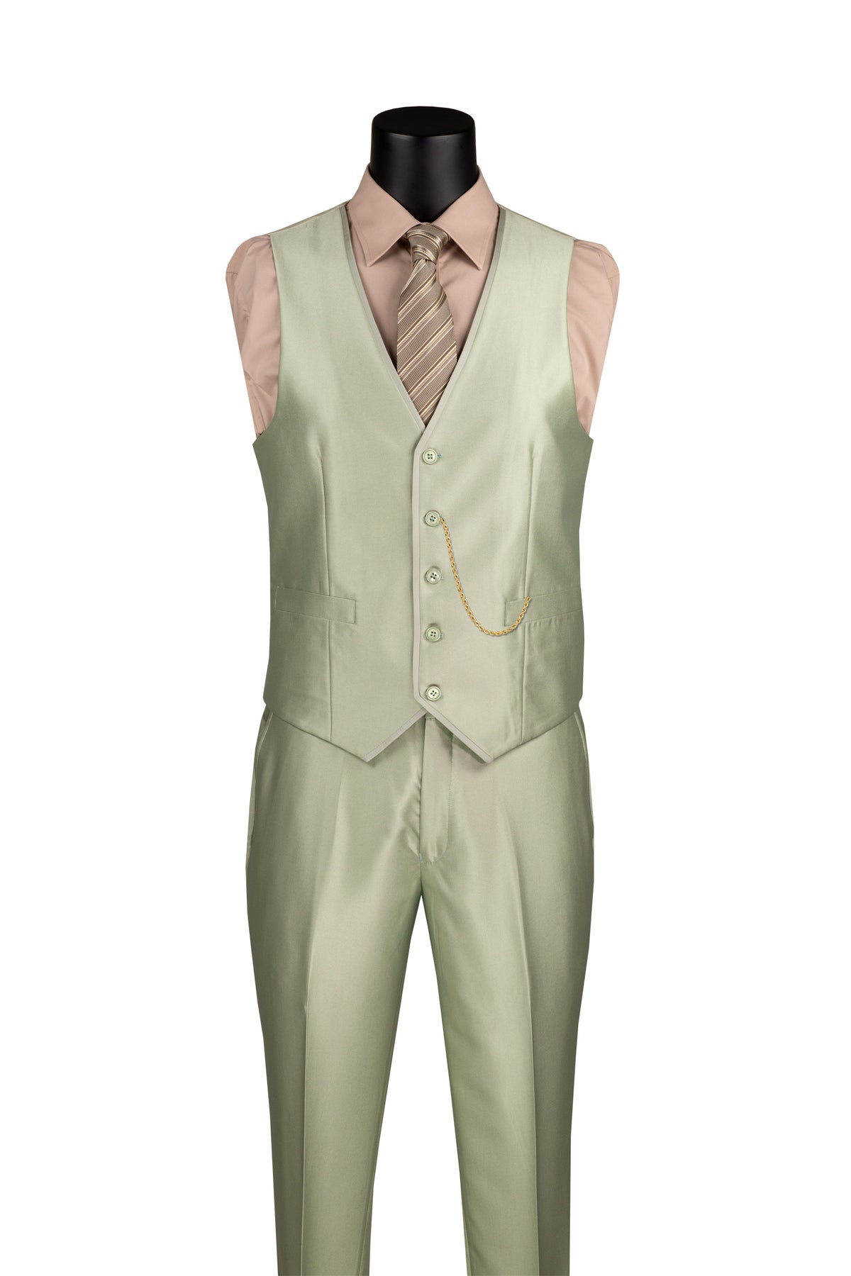 Vinci Philosophy Slim Fit 3-Piece Fancy Vest Suit