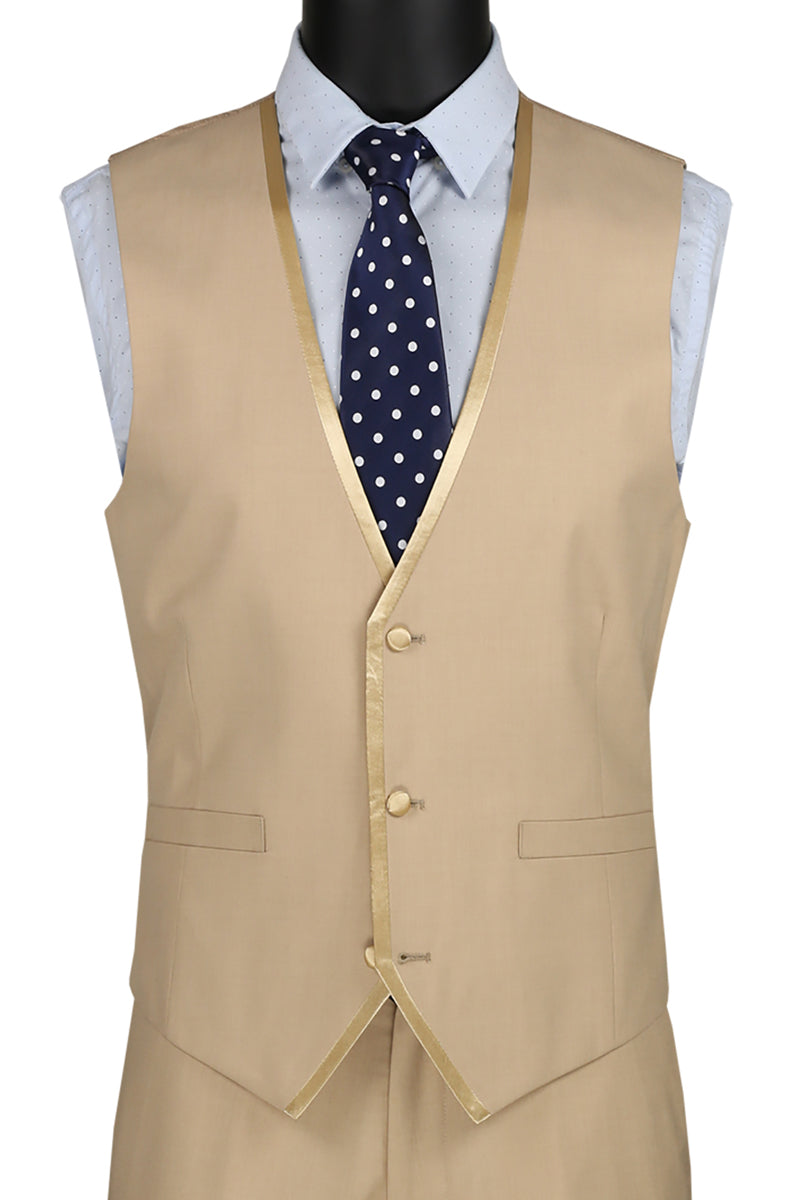 Vinci Philosophy Slim Fit 3-Piece Vested Suit