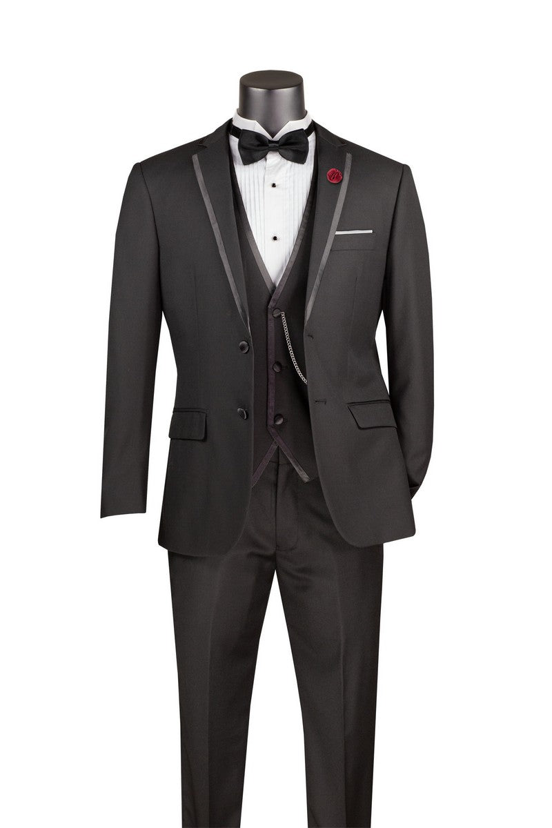 Vinci Philosophy Slim Fit 3-Piece Vested Suit