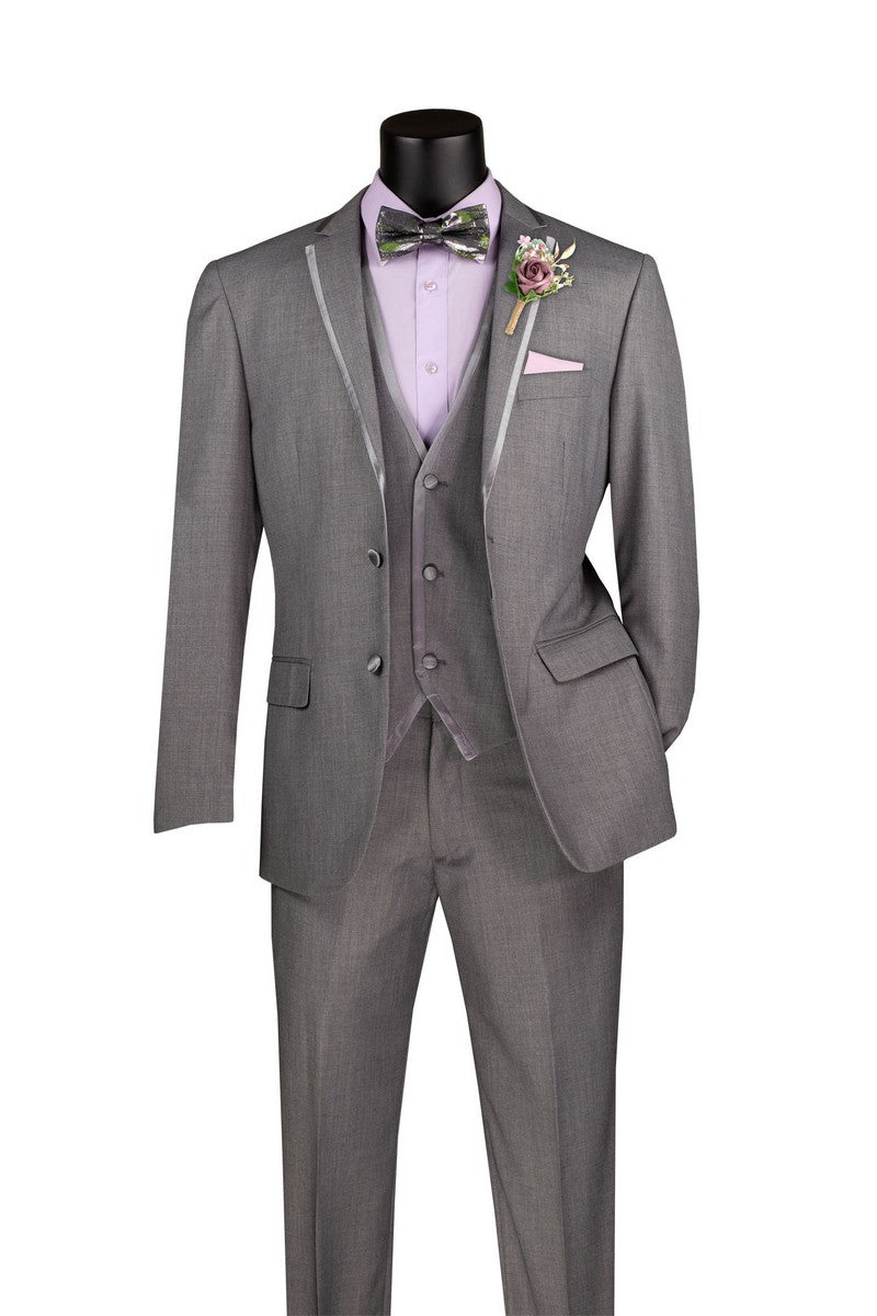 Vinci Philosophy Slim Fit 3-Piece Vested Suit