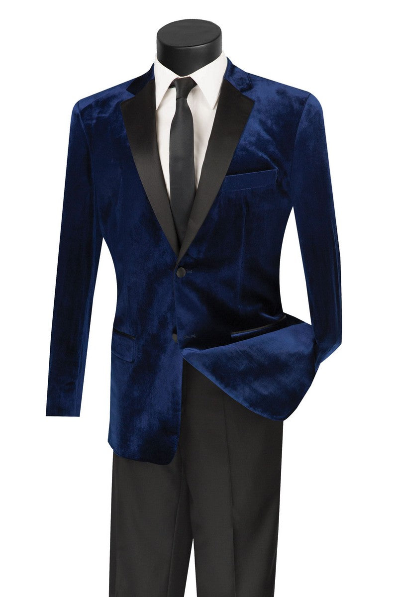 Vinci Philosophy Slim Fit Velvet Tuxedo