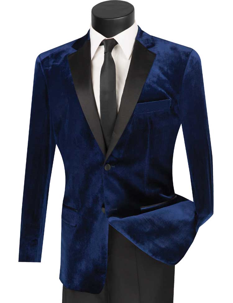 Vinci Philosophy Slim Fit Velvet Tuxedo