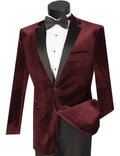 Vinci Philosophy Slim Fit Velvet Tuxedo