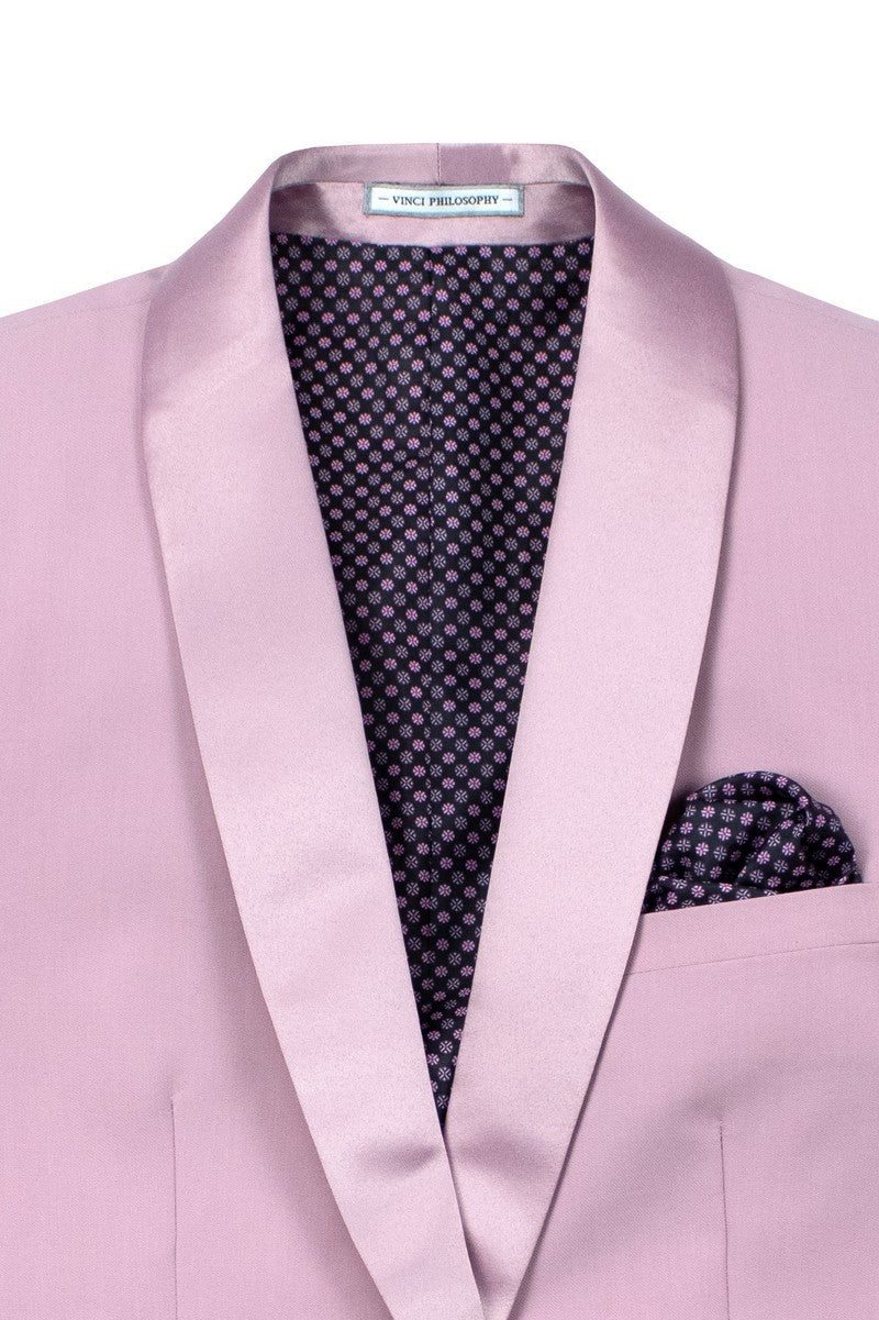 Vinci Philosophy Slim Fit 1-Button Tuxedo 2-Piece Suit