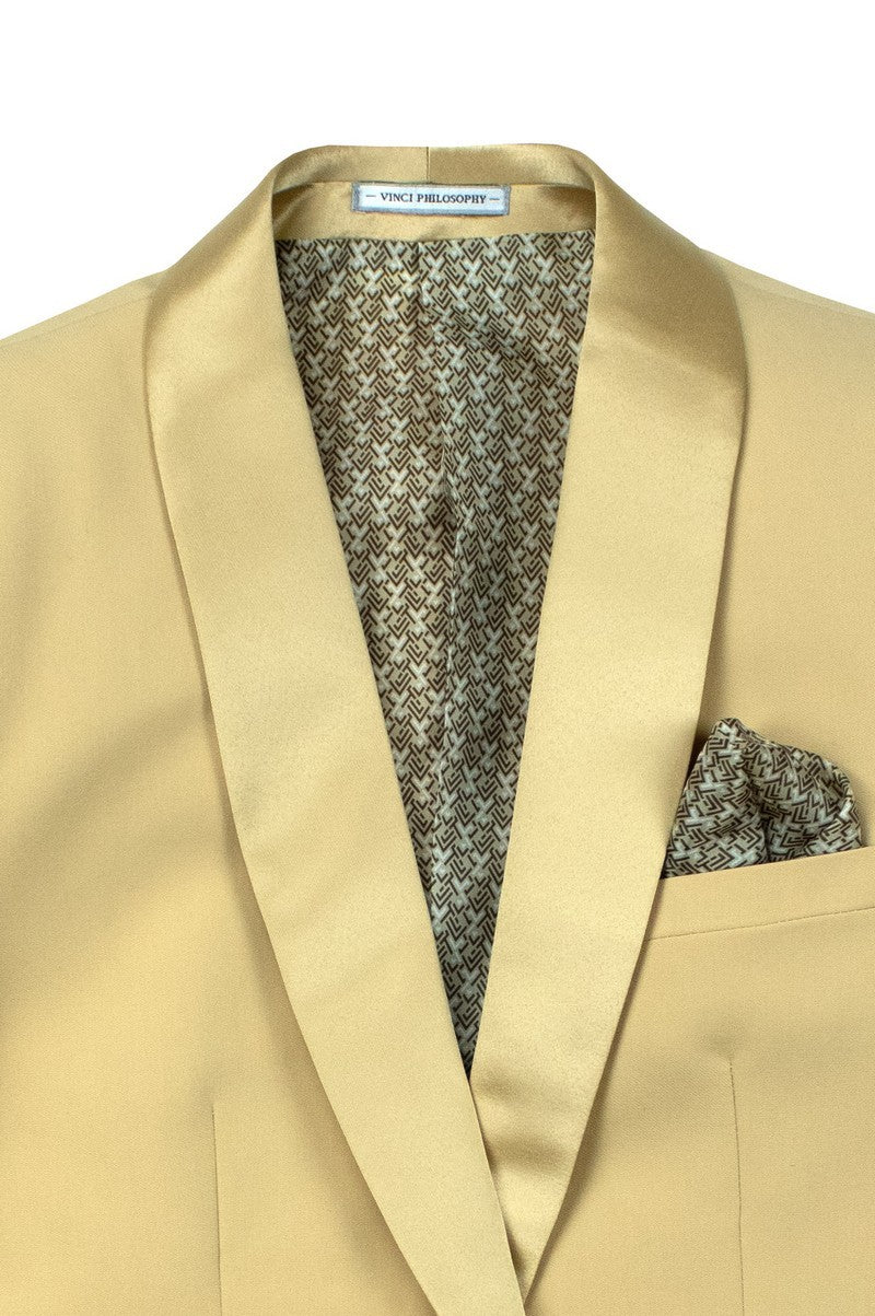 Vinci Philosophy Slim Fit 1-Button Tuxedo 2-Piece Suit
