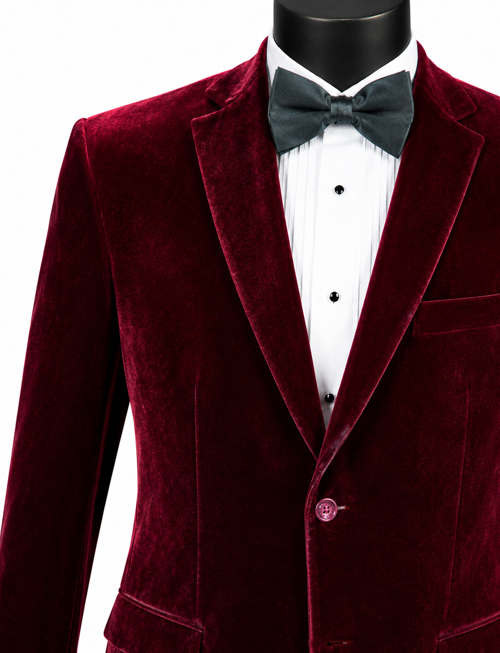 VinciSuits Men's Velvet Regular Fit Fashion Jacket