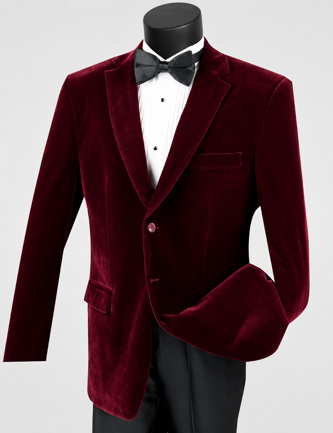 VinciSuits Men's Velvet Regular Fit Fashion Jacket