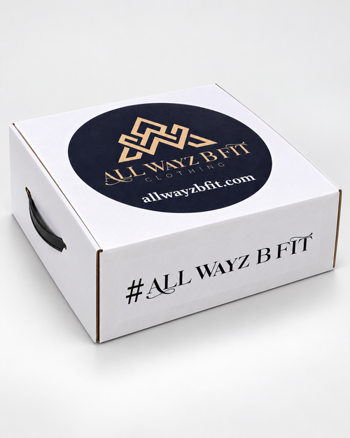 ALL Wayz B FIT Premium Hat Box - top view with logo sticker