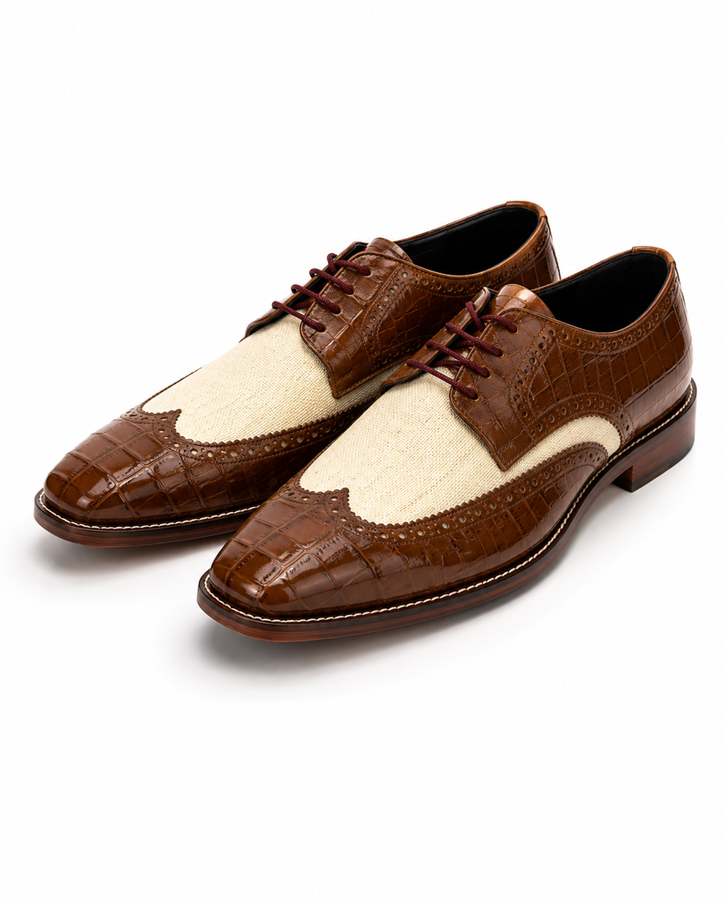 Stacy Adams Leather Cap Toe Slip On