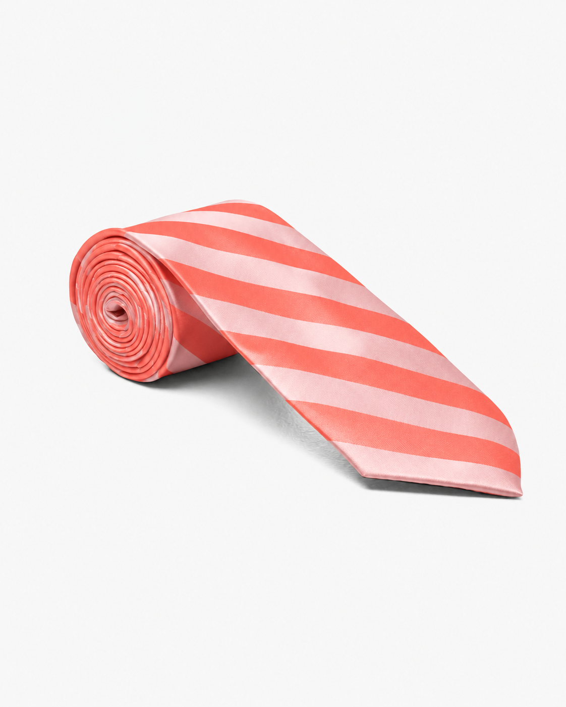 Stacy Adams Liam Tie & Hanky Set - Coral