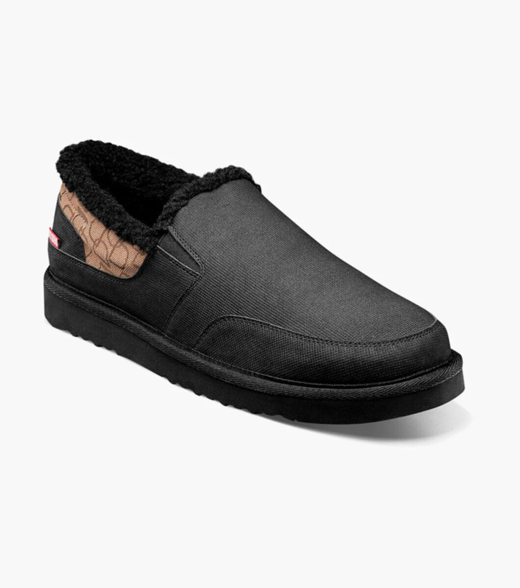 Stacy Adams Men's Coze Double Gore Slip-On Slipper Black