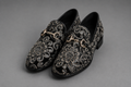 Amali Fabian Navy Woven Dress Shoe