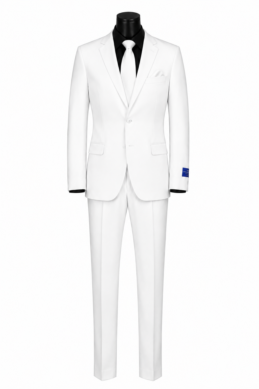 Felipe Men's Regular Fit 2-Button Suit with Flat Front Pants