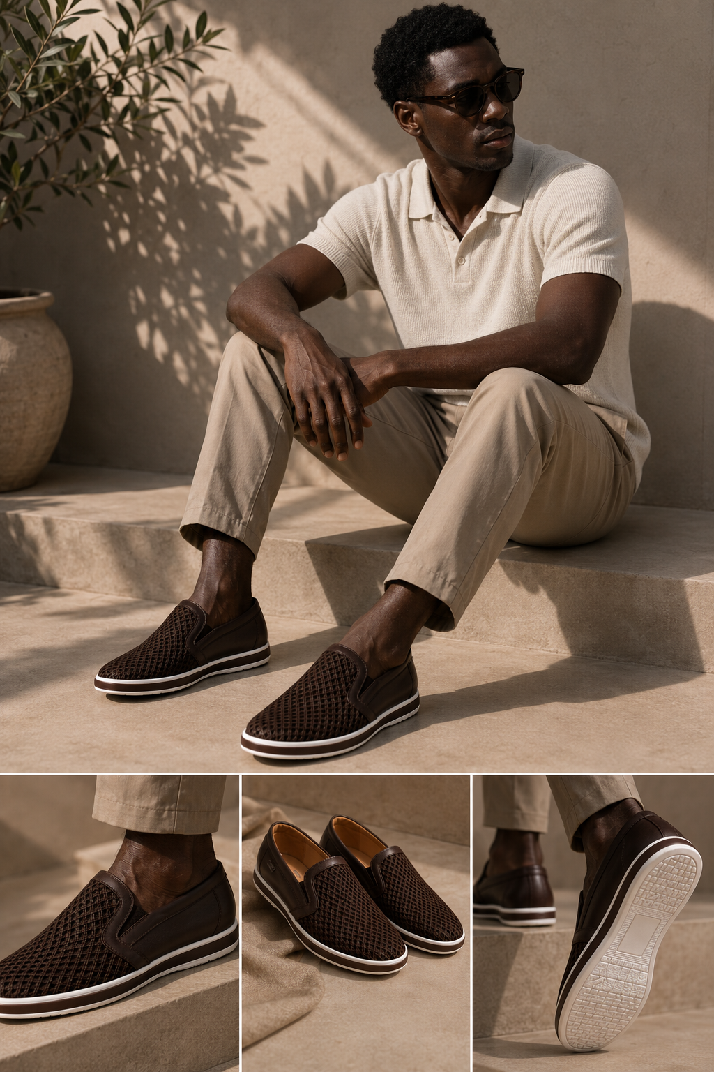 WalGate Brown Casual Sneaker