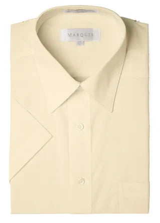 Marquis Short Sleeve Dress Shirts Plus Size