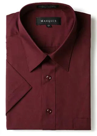Marquis Short Sleeve Dress Shirts Plus Size